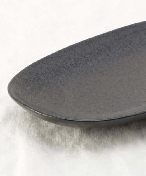212 KITCHEN STORE / トゥーワントゥーキッチン ストア 食器 | 楕円 長盛皿 黒マット | 詳細5