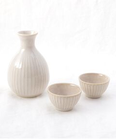 212 KITCHEN STORE / トゥーワントゥーキッチン ストア インテリア・生活雑貨・ホビー・ステーショナリー | 美濃焼 とっくり・おちょこセット しのぎ ＜ハレとケ＞