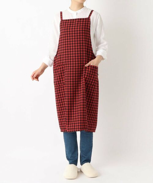 212 KITCHEN STORE / トゥーワントゥーキッチン ストア インテリア・生活雑貨・ホビー・ステーショナリー | 起毛チェックエプロン RD | 詳細10