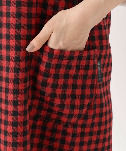 212 KITCHEN STORE / トゥーワントゥーキッチン ストア インテリア・生活雑貨・ホビー・ステーショナリー | 起毛チェックエプロン RD | 詳細6