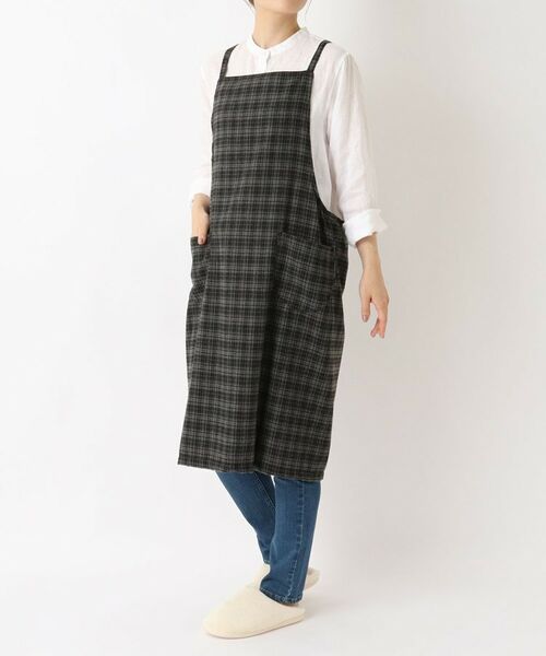 212 KITCHEN STORE / トゥーワントゥーキッチン ストア インテリア・生活雑貨・ホビー・ステーショナリー | 起毛チェックエプロン BK | 詳細10