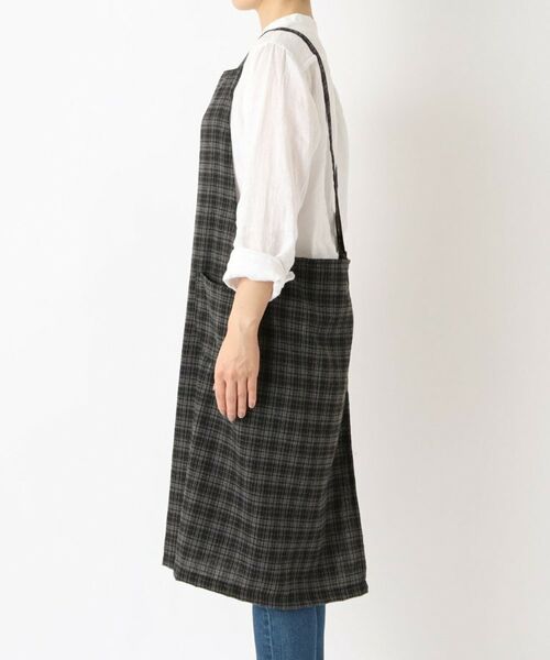 212 KITCHEN STORE / トゥーワントゥーキッチン ストア インテリア・生活雑貨・ホビー・ステーショナリー | 起毛チェックエプロン BK | 詳細2