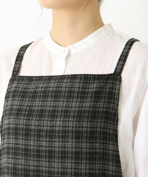212 KITCHEN STORE / トゥーワントゥーキッチン ストア インテリア・生活雑貨・ホビー・ステーショナリー | 起毛チェックエプロン BK | 詳細4
