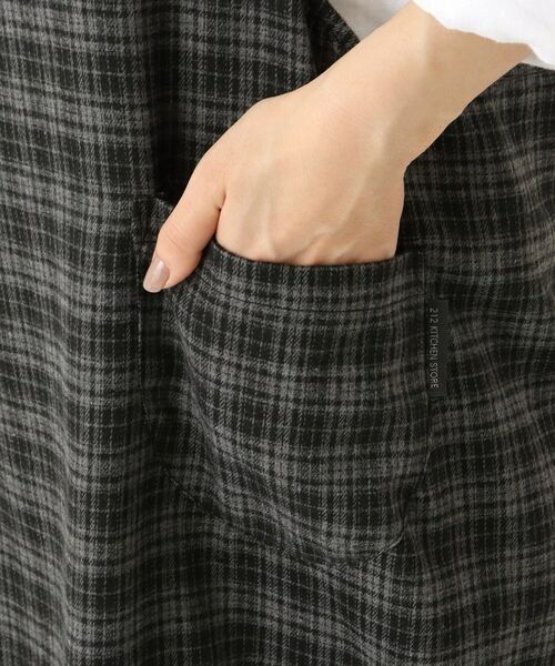 212 KITCHEN STORE / トゥーワントゥーキッチン ストア インテリア・生活雑貨・ホビー・ステーショナリー | 起毛チェックエプロン BK | 詳細6