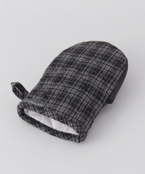 212 KITCHEN STORE / トゥーワントゥーキッチン ストア インテリア・生活雑貨・ホビー・ステーショナリー | 起毛チェックミトン BK | 詳細1