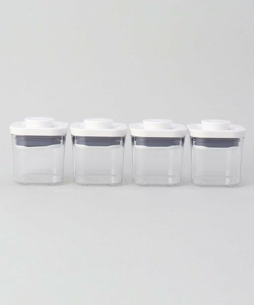 212 KITCHEN STORE / トゥーワントゥーキッチン ストア キッチンツール | ポップコンテナミニスクエア ミニ 4Pセット ＜OXO オクソー＞ | 詳細1