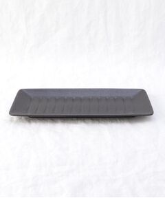 212 KITCHEN STORE / トゥーワントゥーキッチン ストア 食器 | 彫り長角皿 伊賀黒