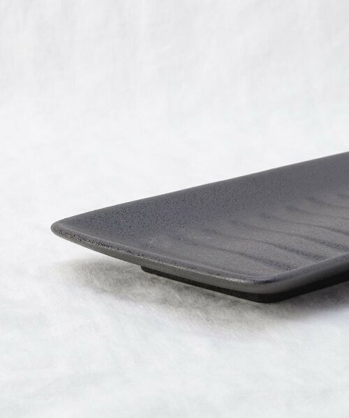 212 KITCHEN STORE / トゥーワントゥーキッチン ストア 食器 | 彫り長角皿 伊賀黒 | 詳細5