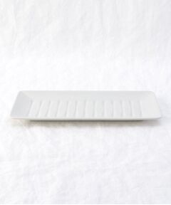 212 KITCHEN STORE / トゥーワントゥーキッチン ストア 食器 | 彫り長角皿 白結晶