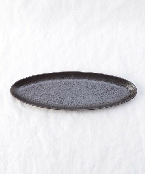 212 KITCHEN STORE / トゥーワントゥーキッチン ストア 食器 | 楕円長皿 伊賀黒 | 詳細3