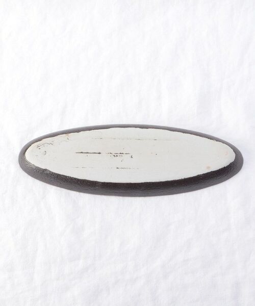 212 KITCHEN STORE / トゥーワントゥーキッチン ストア 食器 | 楕円長皿 伊賀黒 | 詳細4