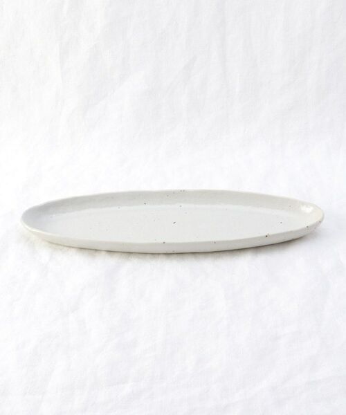 212 KITCHEN STORE / トゥーワントゥーキッチン ストア 食器 | 楕円長皿 白粉引 | 詳細1