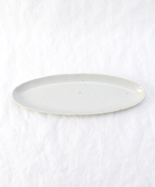 212 KITCHEN STORE / トゥーワントゥーキッチン ストア 食器 | 楕円長皿 白粉引 | 詳細3