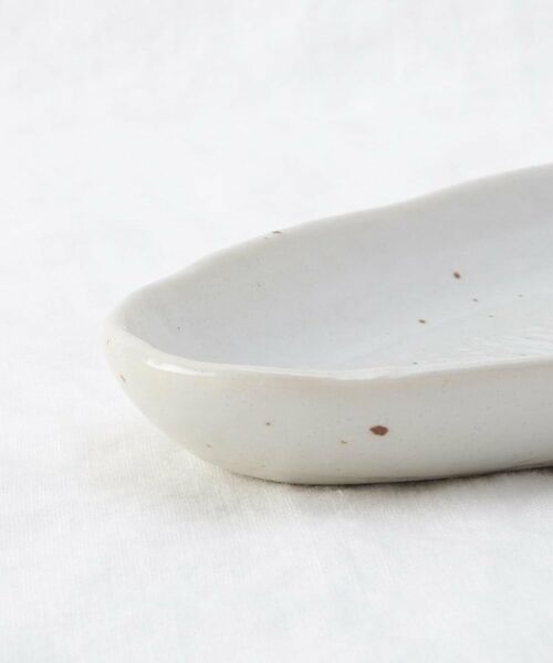 212 KITCHEN STORE / トゥーワントゥーキッチン ストア 食器 | 楕円長皿 白粉引 | 詳細5