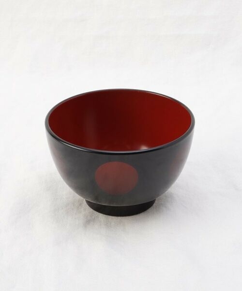 212 KITCHEN STORE / トゥーワントゥーキッチン ストア 食器 | 白檀塗風 日の丸 内朱 汁椀 | 詳細1