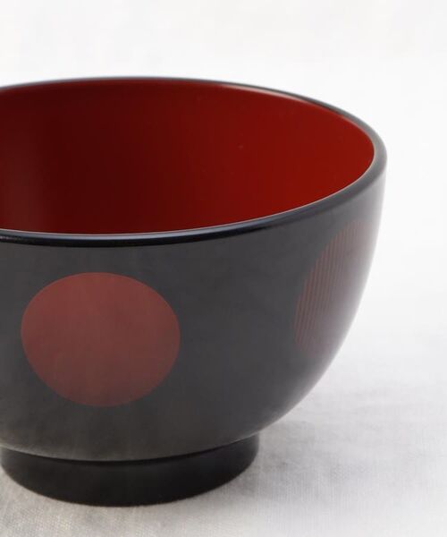 212 KITCHEN STORE / トゥーワントゥーキッチン ストア 食器 | 白檀塗風 日の丸 内朱 汁椀 | 詳細5