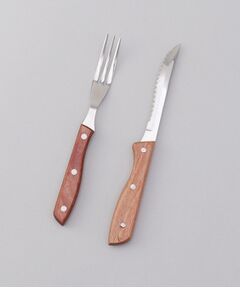 212 KITCHEN STORE / トゥーワントゥーキッチン ストア インテリア・生活雑貨・ホビー・ステーショナリー | 強化木カトラリーステーキナイフ＆フォークセット
