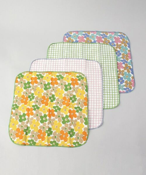 212 KITCHEN STORE / トゥーワントゥーキッチン ストア インテリア・生活雑貨・ホビー・ステーショナリー | ディッシュクロス 4PCSセット FLOWER | 詳細1