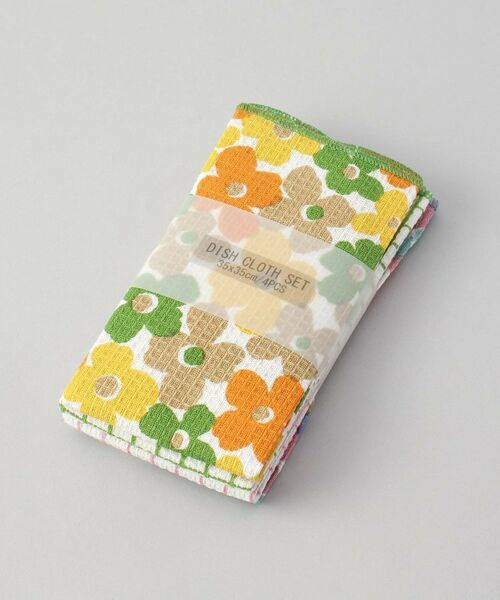 212 KITCHEN STORE / トゥーワントゥーキッチン ストア インテリア・生活雑貨・ホビー・ステーショナリー | ディッシュクロス 4PCSセット FLOWER | 詳細14
