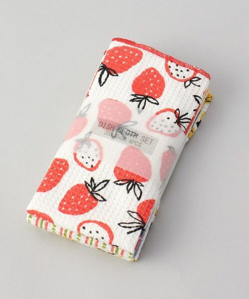 212 KITCHEN STORE / トゥーワントゥーキッチン ストア インテリア・生活雑貨・ホビー・ステーショナリー | ディッシュクロス 4PCSセット FRUITS | 詳細14