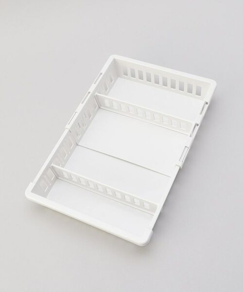 212 KITCHEN STORE / トゥーワントゥーキッチン ストア キッチンツール | トトノ 野菜・冷凍室用 伸縮ストッカー浅型 レギュラー 22～33.5cm W | 詳細3