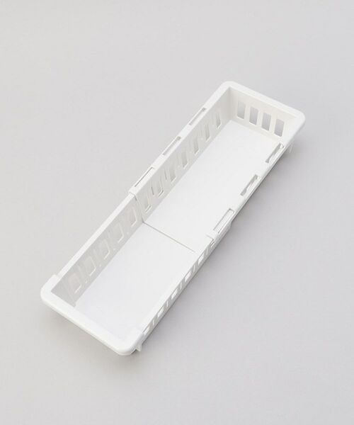 212 KITCHEN STORE / トゥーワントゥーキッチン ストア キッチンツール | トトノ 野菜・冷凍室用 伸縮ストッカー浅型 スリム  22～33.5cm W | 詳細4