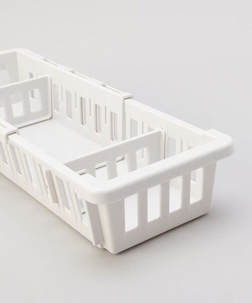 212 KITCHEN STORE / トゥーワントゥーキッチン ストア キッチンツール | トトノ 野菜・冷凍室用 伸縮ストッカー浅型 スリム  22～33.5cm W | 詳細6