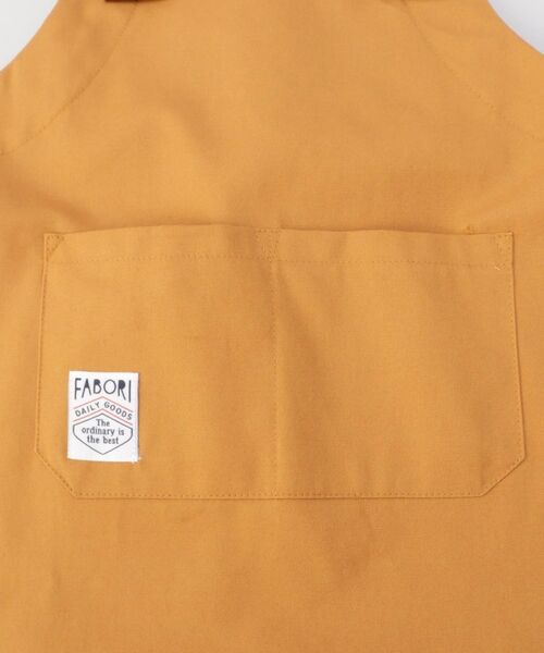 212 KITCHEN STORE / トゥーワントゥーキッチン ストア インテリア・生活雑貨・ホビー・ステーショナリー | カバーオールキッズエプロン マスタード ＜FABORI ファボリ＞ | 詳細4
