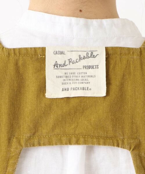 212 KITCHEN STORE / トゥーワントゥーキッチン ストア インテリア・生活雑貨・ホビー・ステーショナリー | エプロン レガッタ BE ＜AND PACKABLE アンドパッカブル＞ | 詳細6