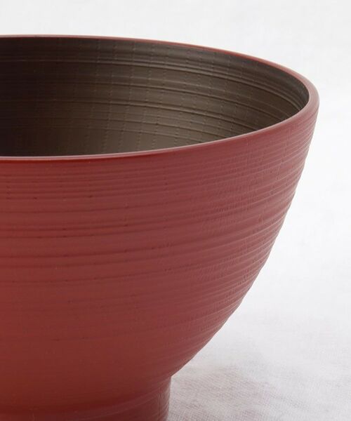 212 KITCHEN STORE / トゥーワントゥーキッチン ストア 食器 | 汁椀 刷毛筋 赤内木目 | 詳細5