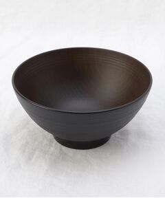 212 KITCHEN STORE / トゥーワントゥーキッチン ストア 食器 | どんぶり 刷毛筋 黒内木目