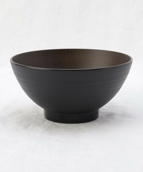 212 KITCHEN STORE / トゥーワントゥーキッチン ストア 食器 | どんぶり 刷毛筋 黒内木目 | 詳細2