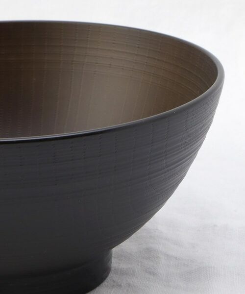 212 KITCHEN STORE / トゥーワントゥーキッチン ストア 食器 | どんぶり 刷毛筋 黒内木目 | 詳細5