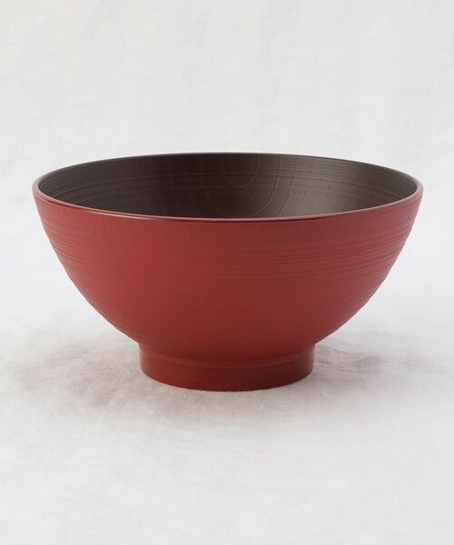 212 KITCHEN STORE / トゥーワントゥーキッチン ストア 食器 | どんぶり 刷毛筋 赤内木目 | 詳細2