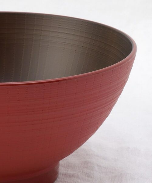 212 KITCHEN STORE / トゥーワントゥーキッチン ストア 食器 | どんぶり 刷毛筋 赤内木目 | 詳細5