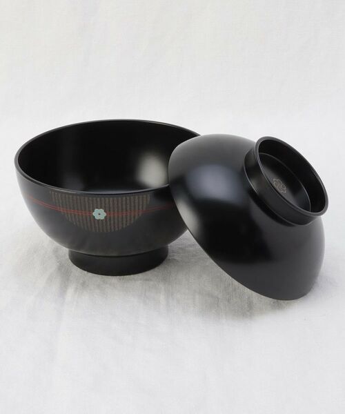 212 KITCHEN STORE / トゥーワントゥーキッチン ストア 食器 | むすび 雑煮椀 黒 | 詳細2