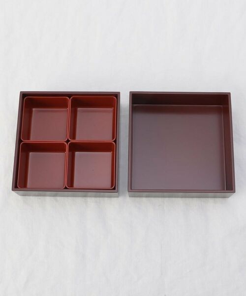 212 KITCHEN STORE / トゥーワントゥーキッチン ストア インテリア・生活雑貨・ホビー・ステーショナリー | むすび 5.0寸 二段重（中子付) 黒 | 詳細5