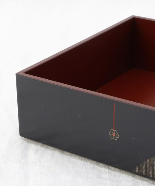 212 KITCHEN STORE / トゥーワントゥーキッチン ストア インテリア・生活雑貨・ホビー・ステーショナリー | むすび 5.0寸 二段重（中子付) 黒 | 詳細6