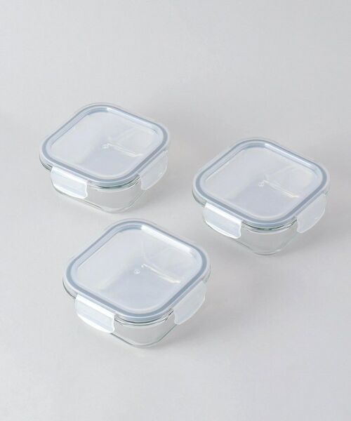 212 KITCHEN STORE / トゥーワントゥーキッチン ストア キッチンツール | 耐熱ガラス保存容器3P スクエア ＜atomico アトミコ＞ | 詳細1