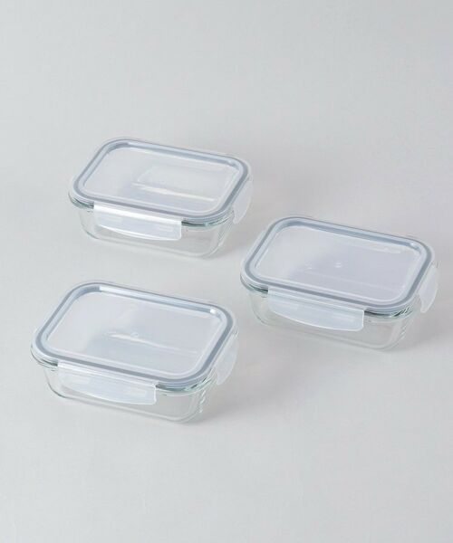 212 KITCHEN STORE / トゥーワントゥーキッチン ストア キッチンツール | 耐熱ガラス保存容器3P レクタングル ＜atomico アトミコ＞ | 詳細1