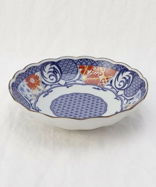 212 KITCHEN STORE / トゥーワントゥーキッチン ストア 食器 | 古染金彩 深皿 藍葡萄 | 詳細1