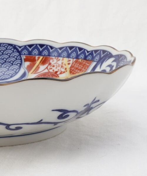 212 KITCHEN STORE / トゥーワントゥーキッチン ストア 食器 | 古染金彩 深皿 藍葡萄 | 詳細5