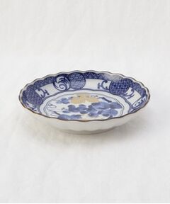 212 KITCHEN STORE / トゥーワントゥーキッチン ストア 食器 | 古染金彩 5寸皿 藍葡萄