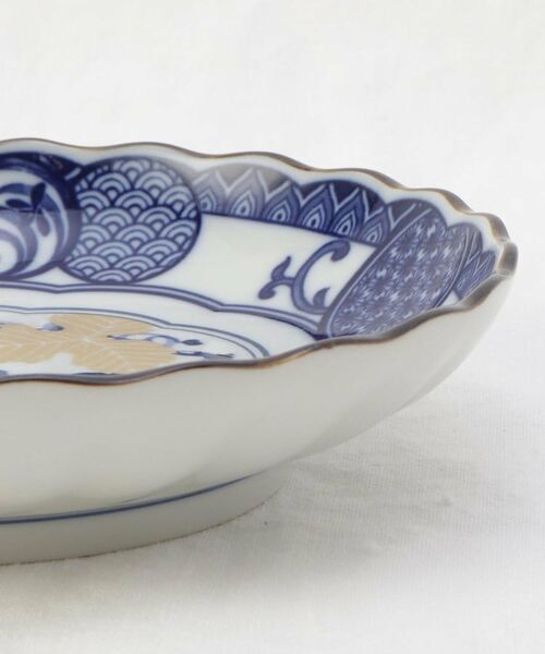 212 KITCHEN STORE / トゥーワントゥーキッチン ストア 食器 | 古染金彩 5寸皿 藍葡萄 | 詳細5