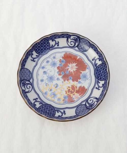 212 KITCHEN STORE / トゥーワントゥーキッチン ストア 食器 | 古染金彩 5寸皿 花唐草 | 詳細3