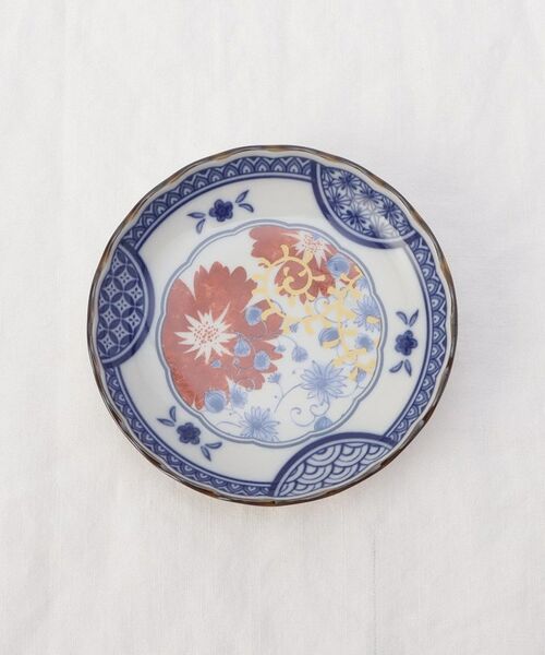 212 KITCHEN STORE / トゥーワントゥーキッチン ストア 食器 | 古染金彩 3.5寸皿 花唐草 | 詳細3