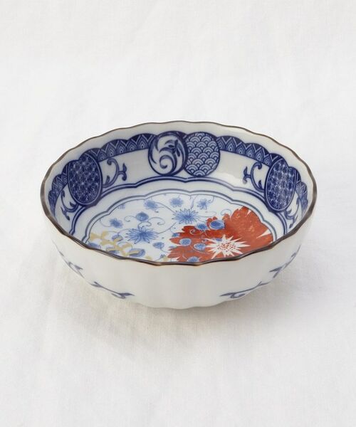 212 KITCHEN STORE / トゥーワントゥーキッチン ストア 食器 | 古染金彩 5寸鉢 花唐草 | 詳細1