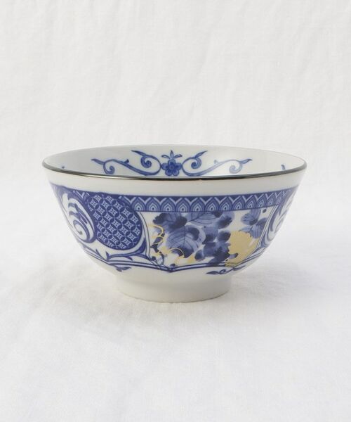 212 KITCHEN STORE / トゥーワントゥーキッチン ストア 食器 | 古染金彩 茶漬け碗 藍葡萄 | 詳細2