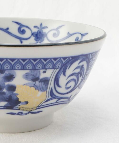 212 KITCHEN STORE / トゥーワントゥーキッチン ストア 食器 | 古染金彩 茶漬け碗 藍葡萄 | 詳細5