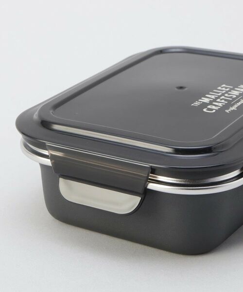 212 KITCHEN STORE / トゥーワントゥーキッチン ストア インテリア・生活雑貨・ホビー・ステーショナリー | マリット ステンレス4点ロックランチコンテナM BK | 詳細4